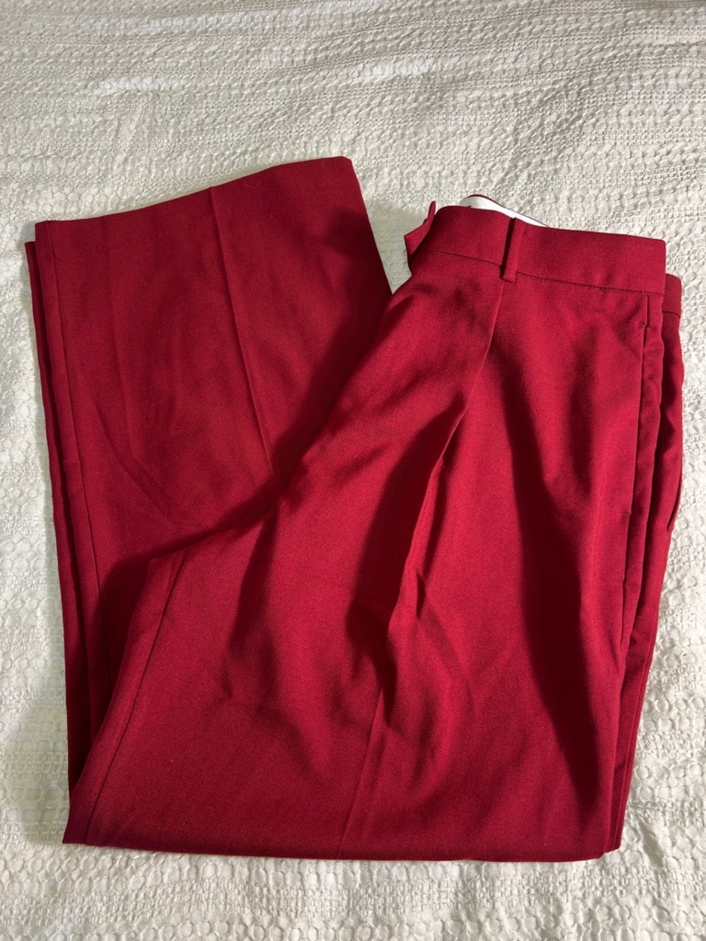 Ann Taylor Red wine Tailored Dress Pants size 12P